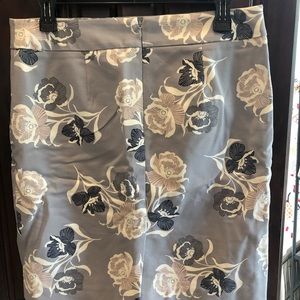 Ann Taylor pencil skirt pretty floral print